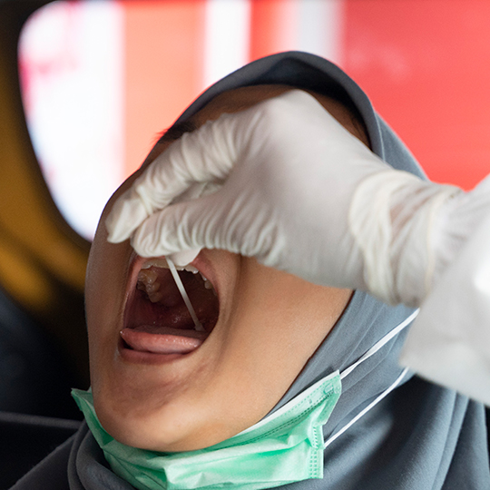 PCR Swab Test (Drive Thru) - Hasil H+1